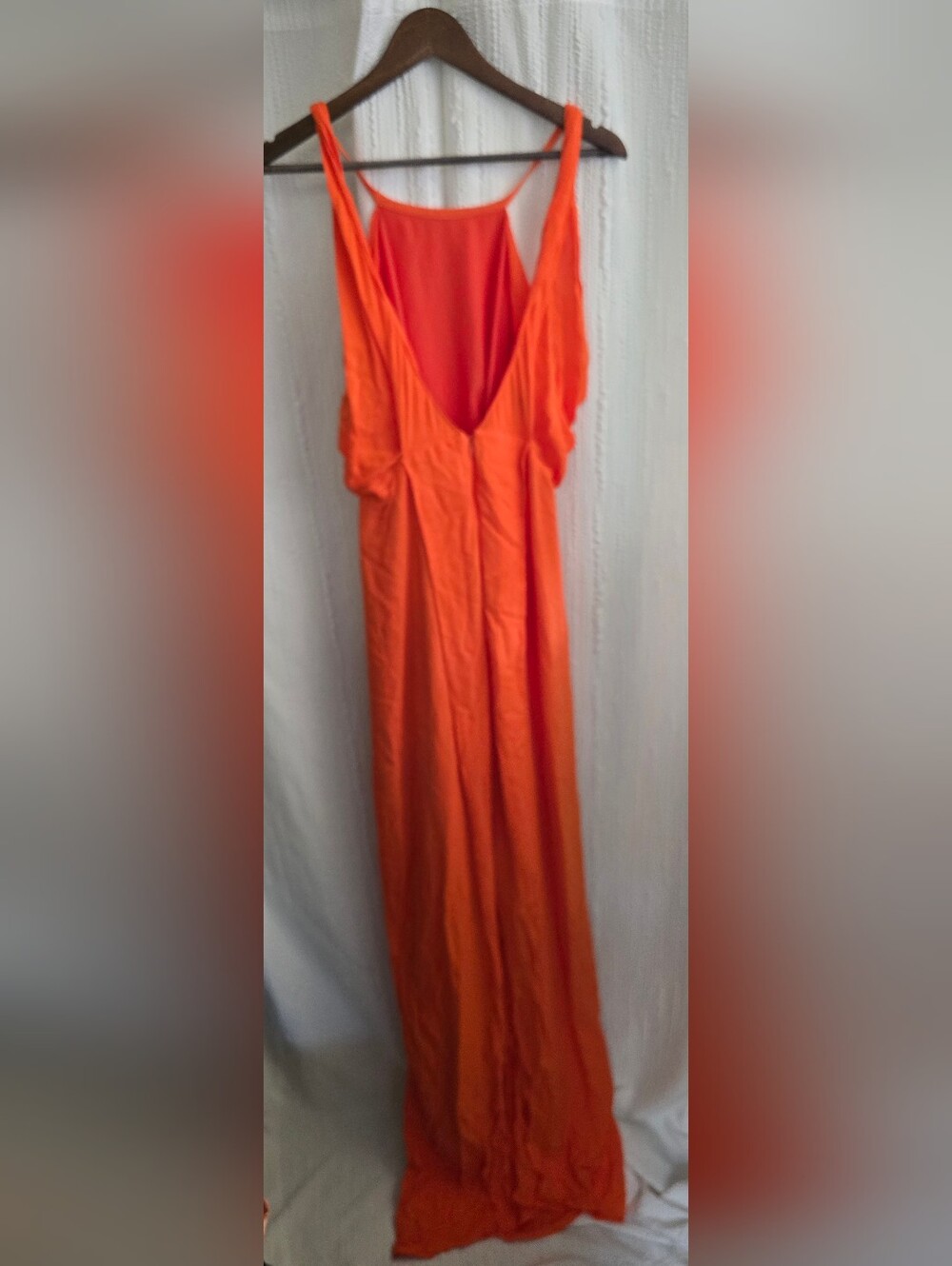 Womens Size 4 Rachel Comey Sherbert Orange Maxi Dress - Picture 10 of 10